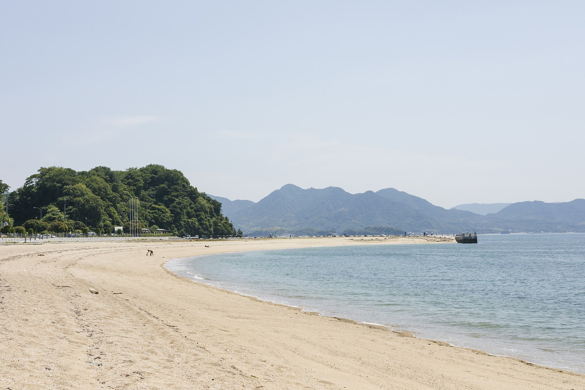 秋の海岸